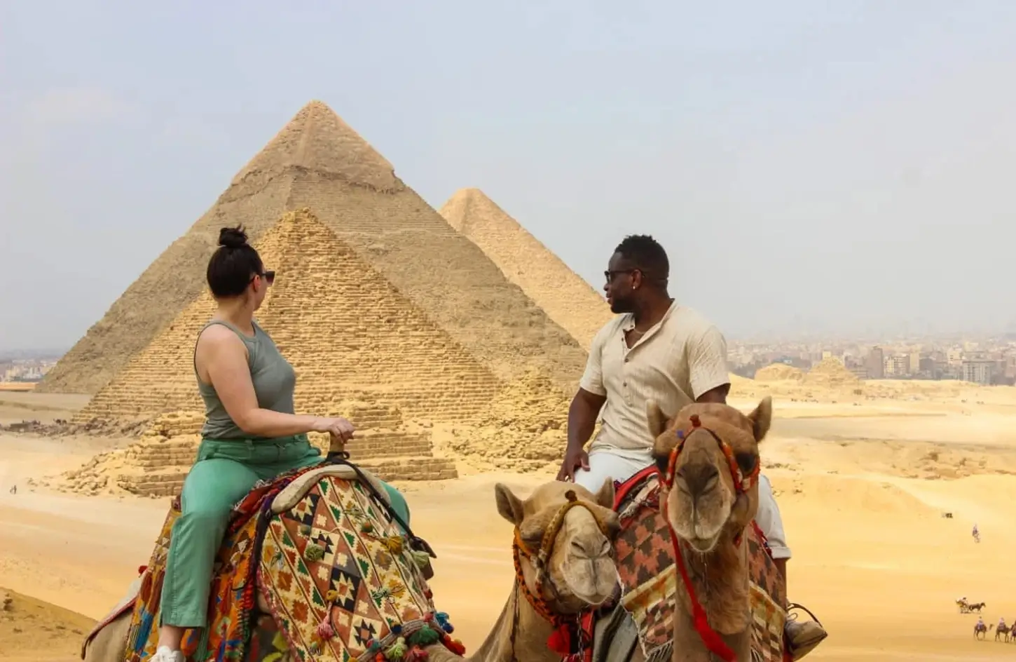 Camel Ride Around the Giza Pyramids — Desert Safari Experience